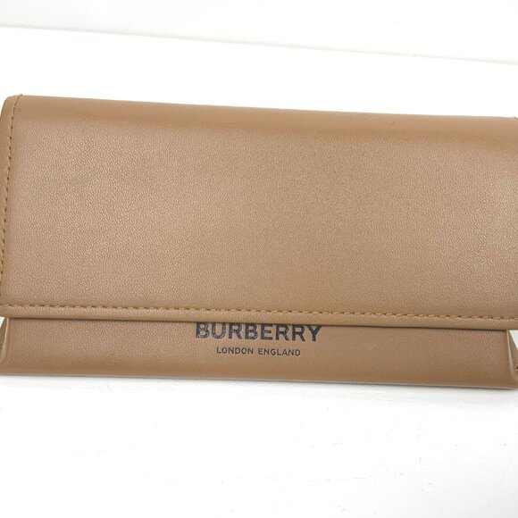 Burberry Camel Brown Sunglass Case Magnetic Closure - Picture 3 of 16